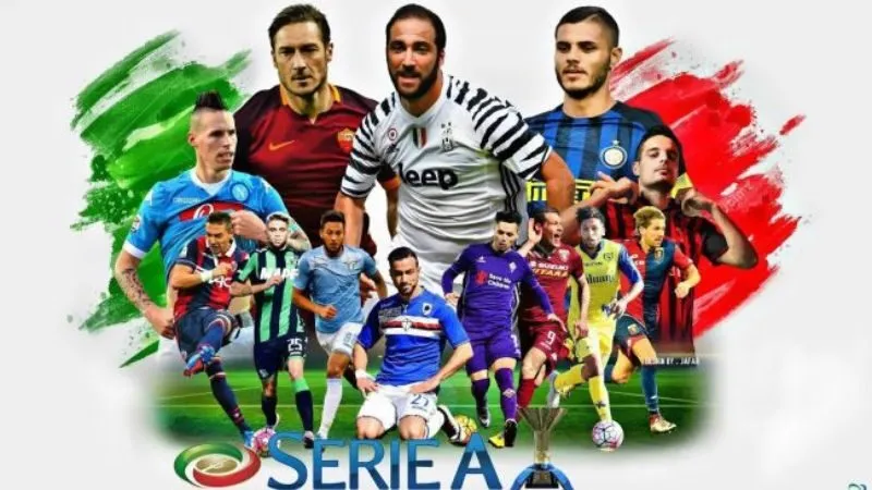 Giải đấu Serie A quy tụ nhiều siêu sao bóng đá nổi tiếng